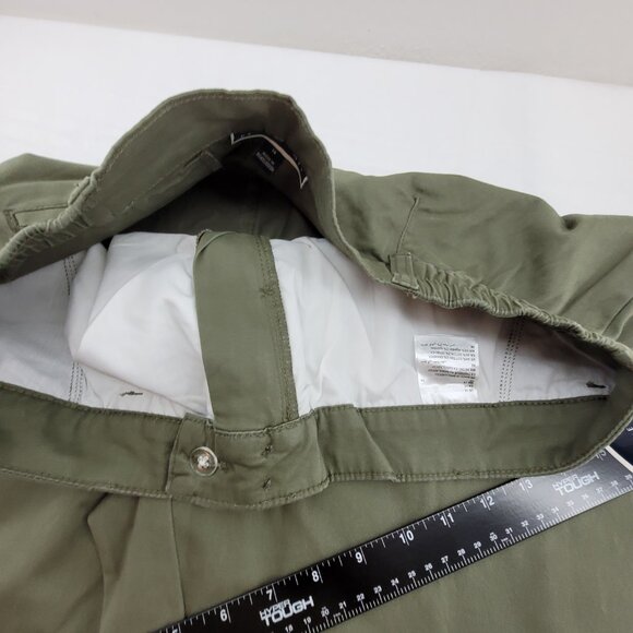 NEW Karen Scott Capri Pants Womens 14 Green Stretch Cotton Twill Pedal Pusher - Picture 7 of 13